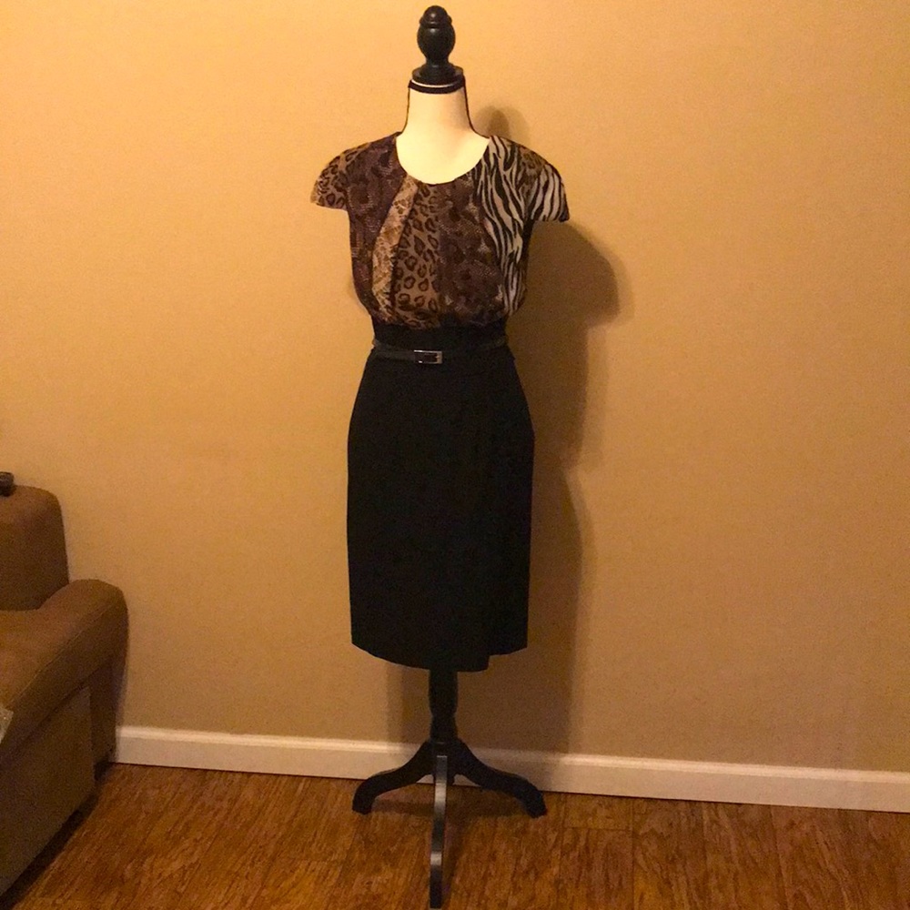 TIANA B. Belted Dress Size 8